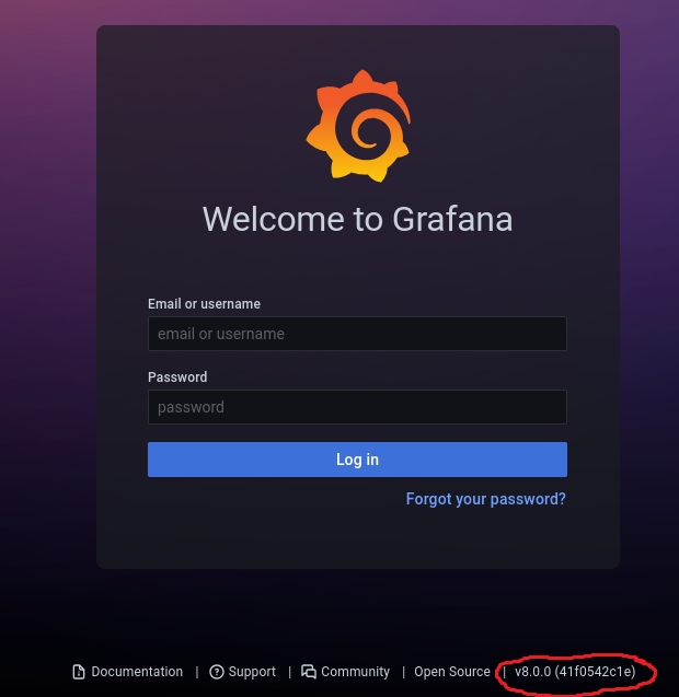 Grafana Version